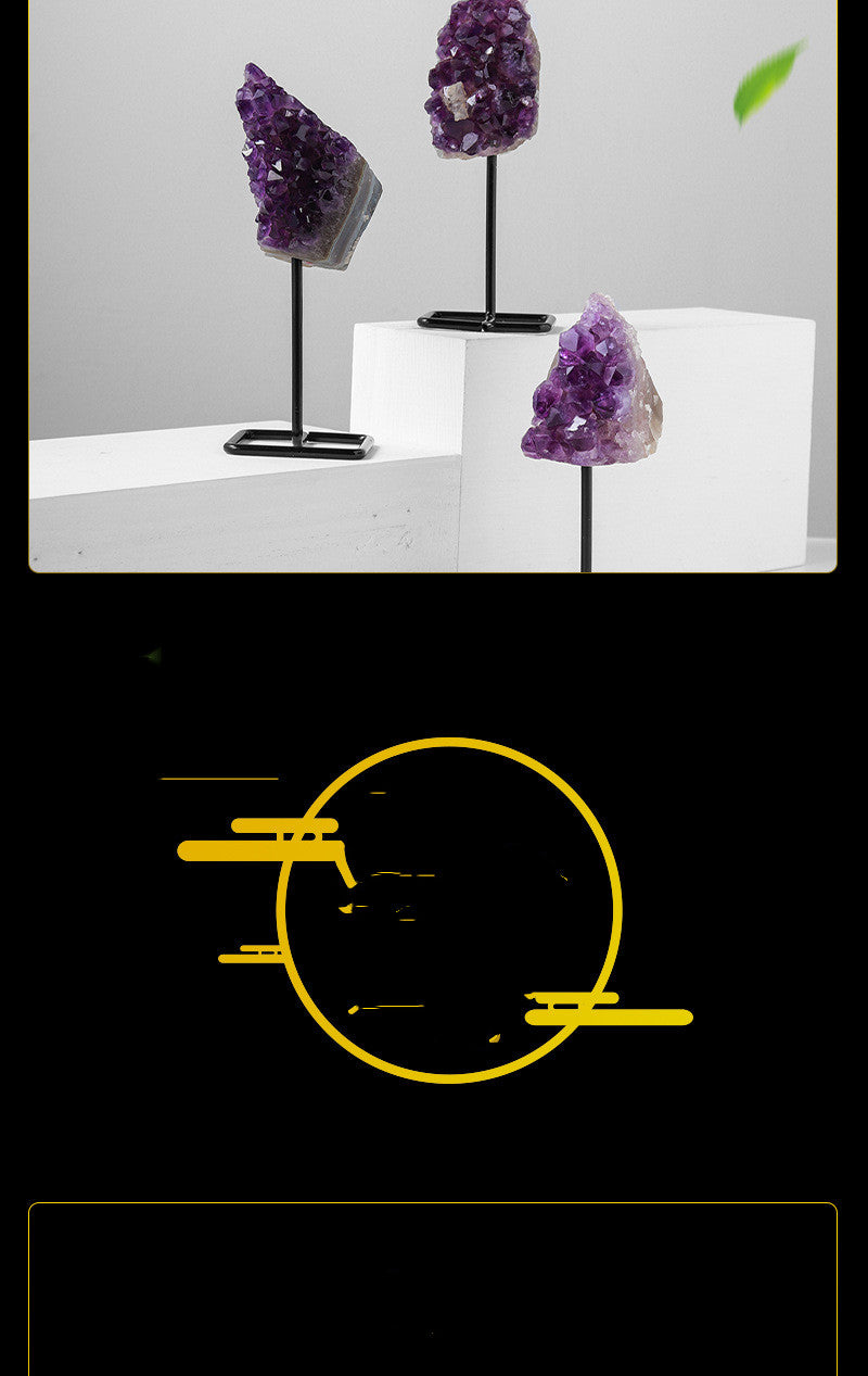 Raw Ore Crystal Tooth Crystal Cluster Degaussing Ornament