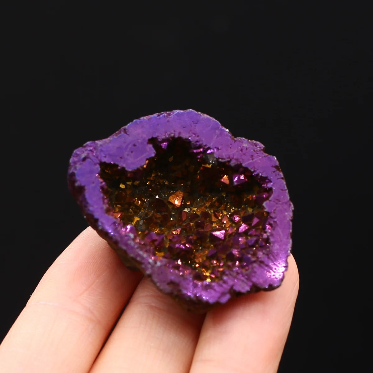 Natural Agate Cornucopia Energy Gemstone Ornament Quartz Crystal Cluster Healing Crystals Fish Tank Aquarium Table Room Decor