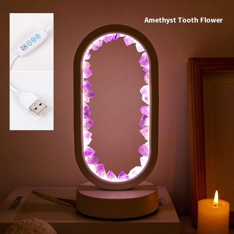 Bedroom Bedside LED Night Crystal Lamp