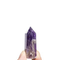Natural Amethyst Healing Energy Stone Natural Quartz Hall Decoration Polished Stone Obelisk Carved Crystals Crafts 40-80Mm 1Pc